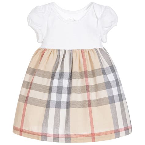 burberry white baby dress|Burberry baby clothes outlet online.